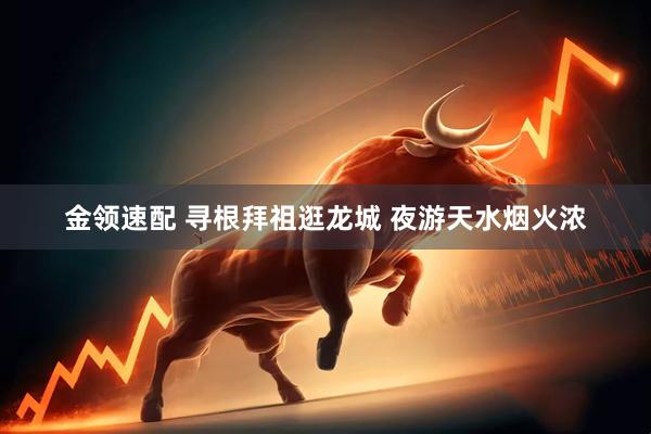 金领速配 寻根拜祖逛龙城 夜游天水烟火浓